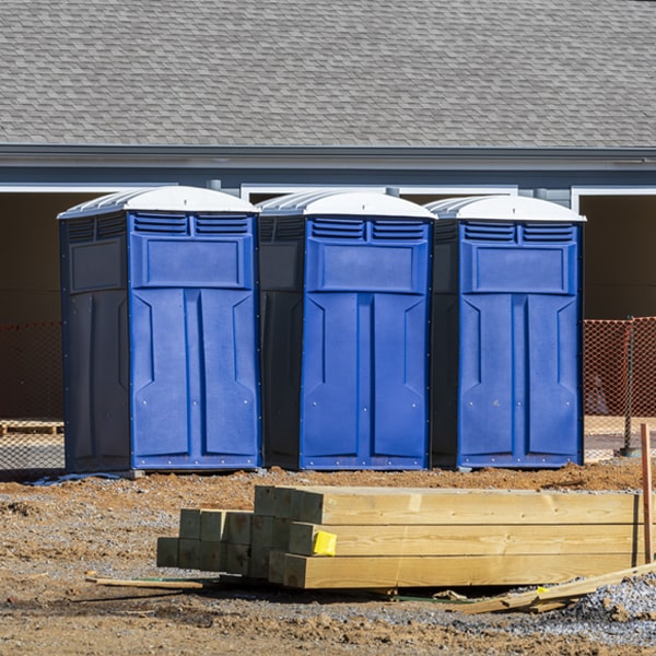 is there a specific order in which to place multiple porta potties in Seaboard